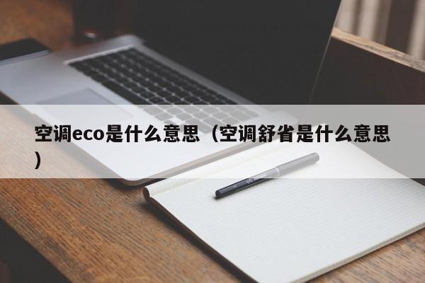 空调eco是什么意思（空调舒省是什么意思）