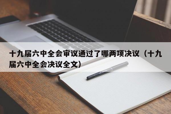 十九届六中全会审议通过了哪两项决议（十九届六中全会决议全文）