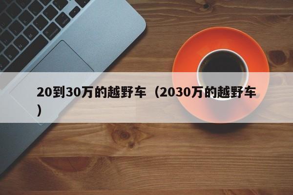 20到30万的越野车（2030万的越野车）