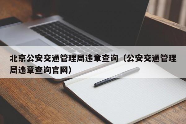 北京公安交通管理局违章查询（公安交通管理局违章查询官网）